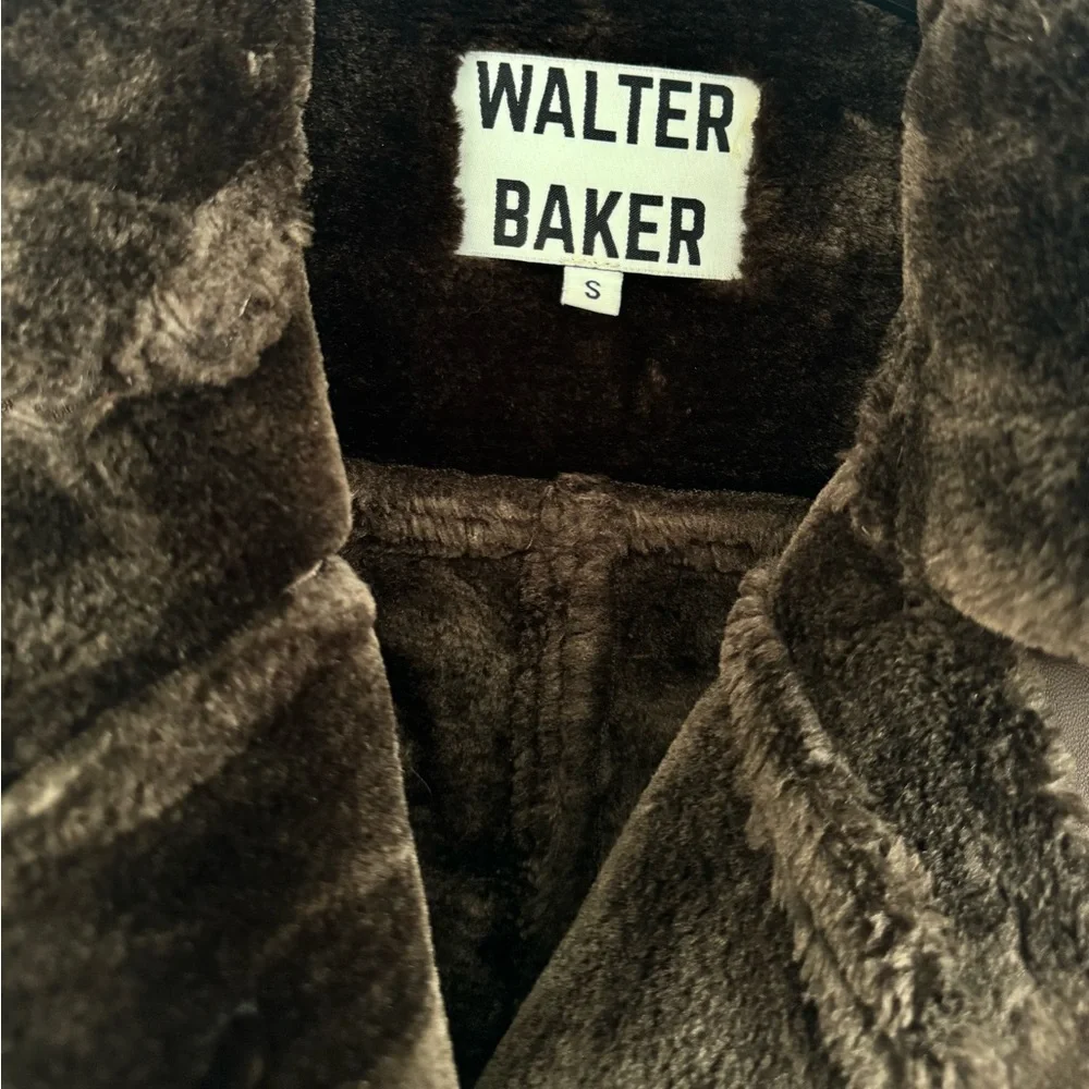 Walter Baker 100% Lamb Leather Jacket Woman Size S - Picture 6 of 6